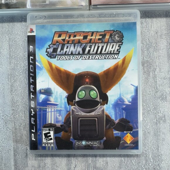 Ratchet & Clank PS3 Lot All 4 One Tools of Destruction Crack In Time CIB VGC - Picture 4 of 12